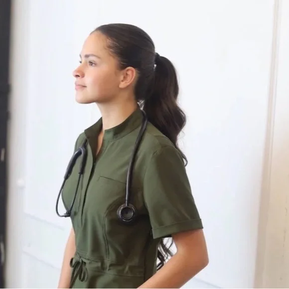 Olive Green C Saucy Scrub Dress Original Collection - Picture 3 of 8